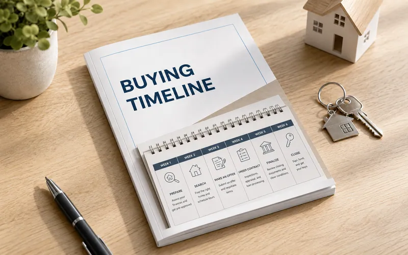 Cover of the Home Buying Timeline from The Herbert Team