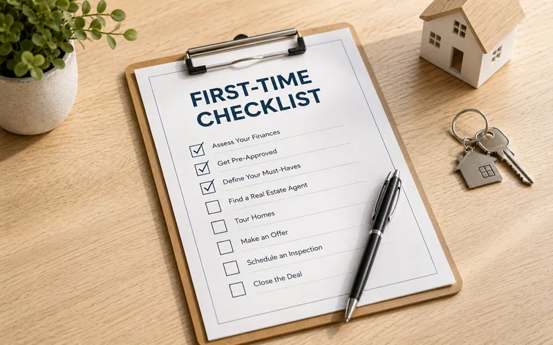 Cover of the First-Time Homebuyer Checklist from The Herbert Team